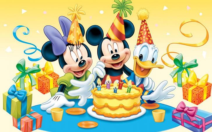 Mickey Mouse And Friends Birthday Hd Wallpaper 2880×1800, HD wallpaper