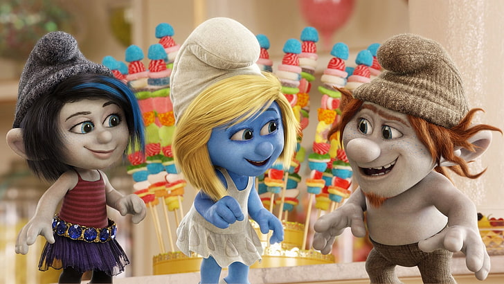 the smurfs 2, smurfette, animation, Movies, HD wallpaper