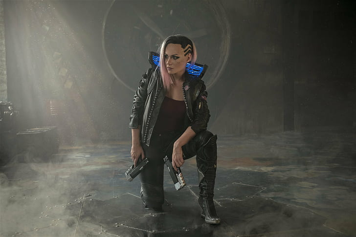 wanita, cosplay, Cyberpunk 2077, Irina Meier, karakter video game, Wallpaper HD
