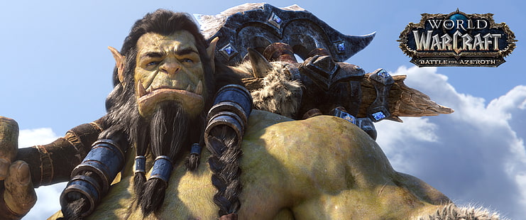 World of Warcraft, World of Warcraft: Battle for Azeroth, Thrall (World Of Warcraft), Fondo de pantalla HD HD wallpaper