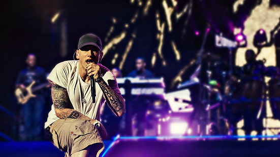 Eminem, Eminem, rap, Monster tour, Fondo de pantalla HD HD wallpaper
