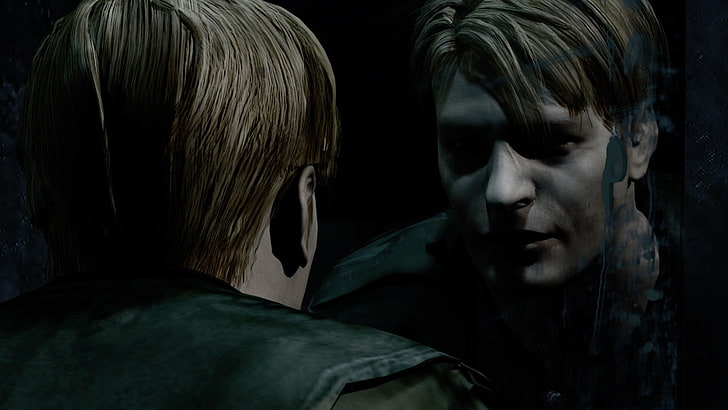 herr svart skjorta, Silent Hill 2, james sunderland, videospel, HD tapet