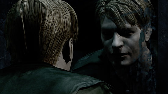camicia nera da uomo, Silent Hill 2, james sunderland, videogiochi, Sfondo HD HD wallpaper