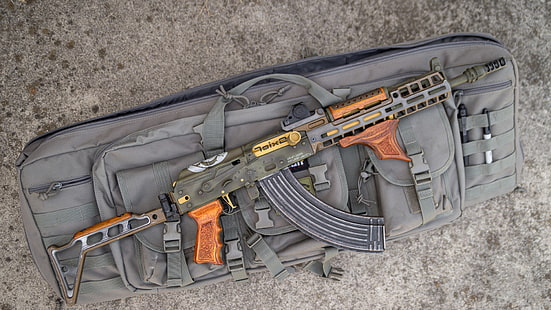 Waffen, Gewehr, Waffe, Brauch, Kalaschnikow, AK 47, Sturmgewehr, AKM, HD-Hintergrundbild HD wallpaper