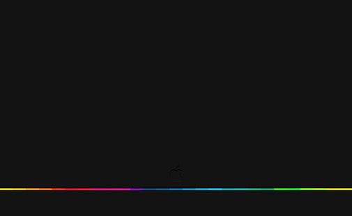 Kolorowa linia na czarnym tle, komputery, Mac, kolorowe, czarne, tło, linia, Tapety HD HD wallpaper