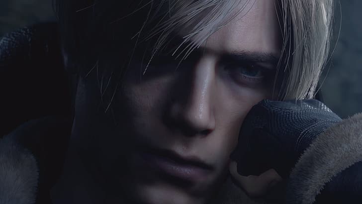 resident evil 4 remake, Leon Kennedy, poster Game, video game, Wallpaper HD