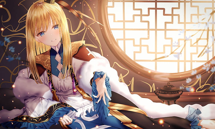 Fate Series, Fate/Grand Order, Blonde, Blue Eyes, Reines El-Melloi Archisorte, HD wallpaper
