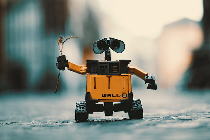 WALL · E, WALL-E, robot, Sfondo HD
