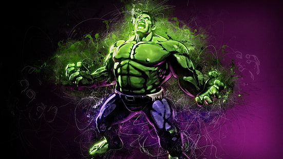 herói, obra de arte, Hulk, Marvel vs. Capcom 3: Destino de dois mundos, Marvel vs.Capcom, HD papel de parede HD wallpaper