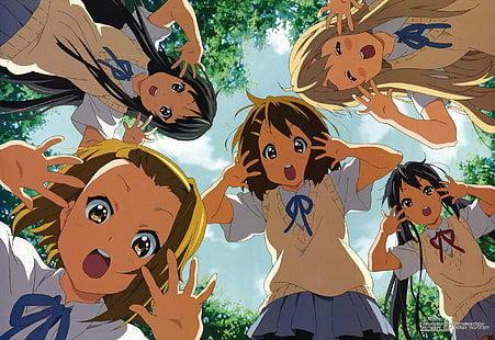 Anime, K-ON!, HD tapet HD wallpaper