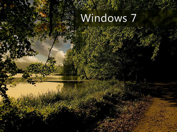 free download | Window, landscape, Windows 7, text, path, forest, lake, HD  wallpaper | Wallpaperbetter