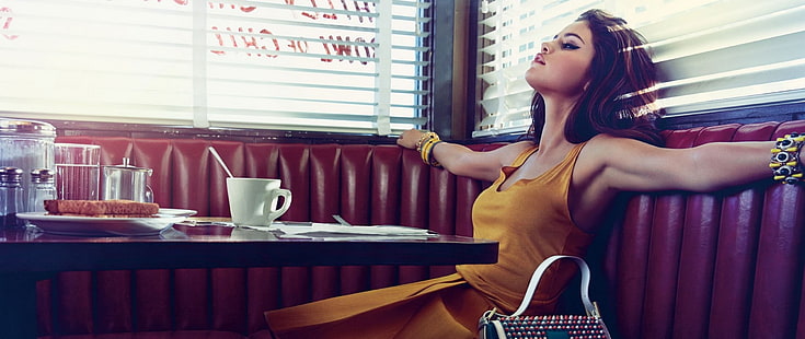 Selena Gomez, Selena Gomez, atriz, axilas, HD papel de parede HD wallpaper