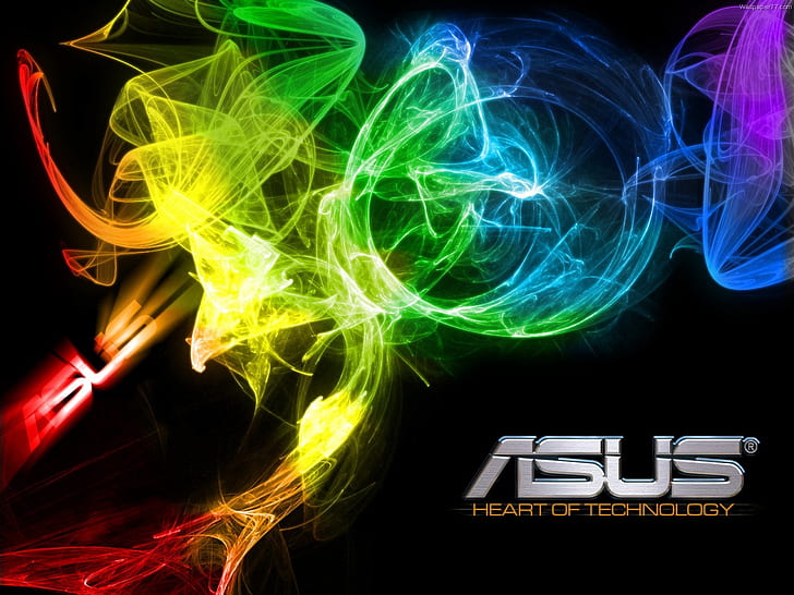 Asus abstract background, asus heart of technology, Asus, Abstract, Background, HD wallpaper