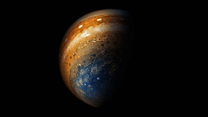 planet, atmosphere, nasa, universe, space, outer space, astronomy, jupiter, junocam, HD wallpaper