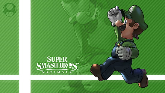 Gra wideo, Super Smash Bros. Ultimate, Luigi, Tapety HD HD wallpaper