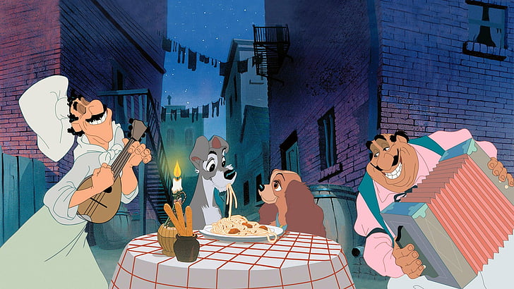 Film, Lady And The Tramp, Tapety HD