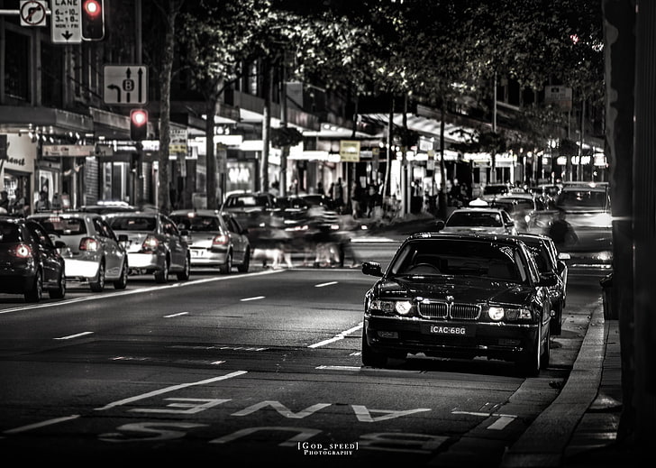 Die Stadt, BMW, 7er, E38, 740iL, HD-Hintergrundbild