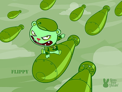 Cartoon Funny Flippy ความบันเทิงศิลปะ HD อื่น ๆ ตลกการ์ตูน Happy Tree Friends, วอลล์เปเปอร์ HD HD wallpaper