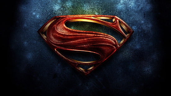 شعار DC Comics سوبرمان ، سوبرمان، خلفية HD HD wallpaper