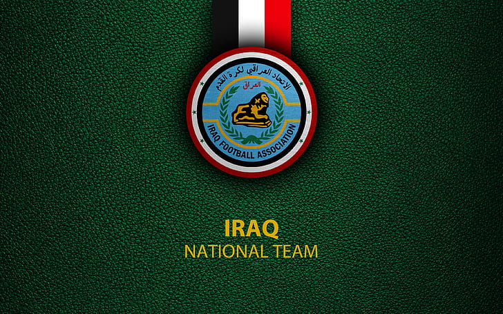 Futebol, Seleção Nacional de Futebol do Iraque, Emblema, Iraque, Logotipo, HD papel de parede