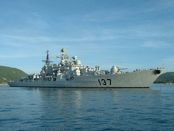 Russische Marine, Zerstörer, HD-Hintergrundbild
