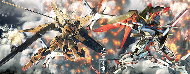 جاندام 2445x960 Anime Gundam Seed HD Art ، جاندام، خلفية HD