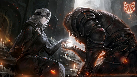 Dark Souls, Arte dei videogiochi, personaggi dei videogiochi, dark souls 3, Dark Souls III, Sfondo HD HD wallpaper