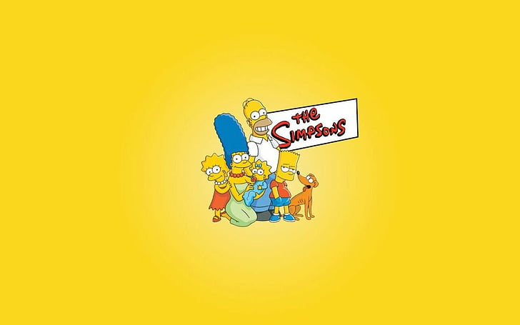 Simpsonlar, Bart Simpson, Homer Simpson, Lisa Simpson, Maggie Simpson, Marge Simpson., HD masaüstü duvar kağıdı