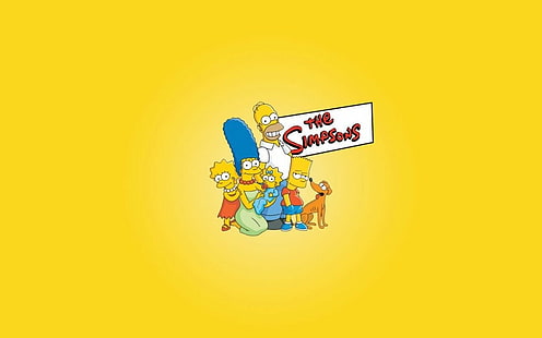 The Simpsons, Bart Simpson, Homer Simpson, Lisa Simpson, Maggie Simpson, Marge Simpson, HD tapet HD wallpaper