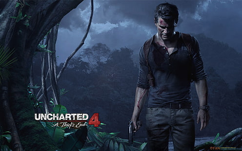 Uncharted A Thief's End 4ケース、uncharted、Uncharted 4：A Thief's End、Nathan Drake、ビデオゲーム、 HDデスクトップの壁紙 HD wallpaper