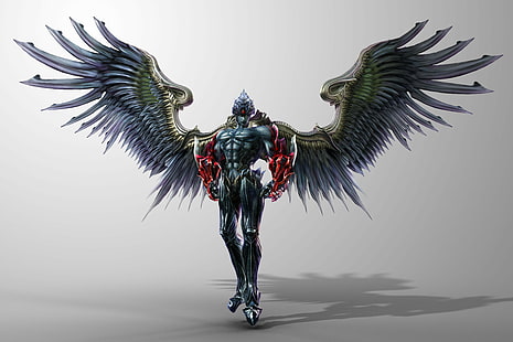 Tekken, Devil Jin, Flügel, HD-Hintergrundbild HD wallpaper