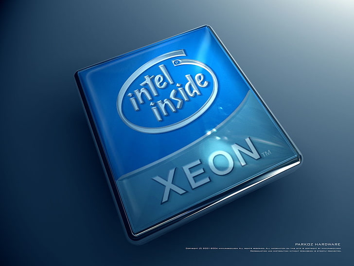 brands, Companies, CPU, Intel, logos, Xeon, HD wallpaper