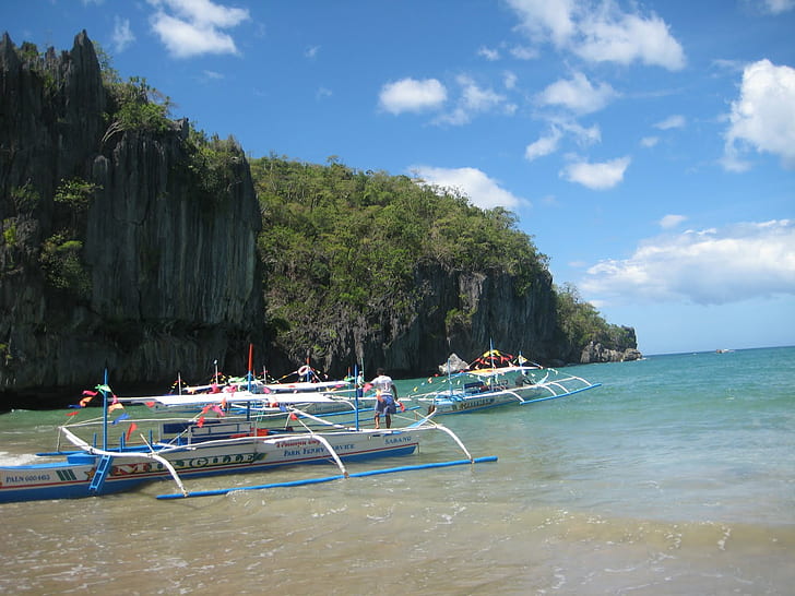 beach, cebu, island, landscape, philippines, HD wallpaper