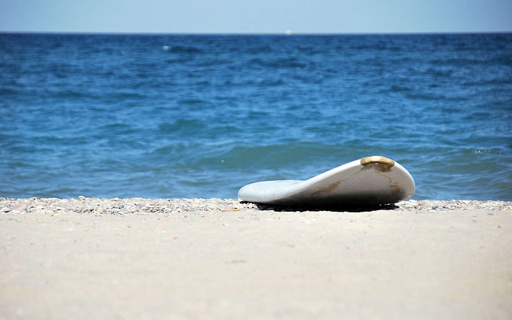 กระดานโต้คลื่นสีขาวกระดานชายหาดทรายทะเล, วอลล์เปเปอร์ HD