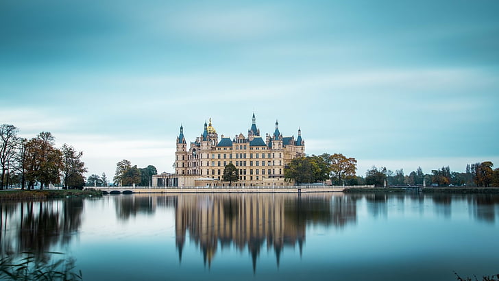 Palácios, Palácio Schwerin, HD papel de parede