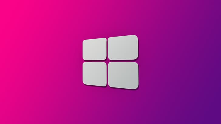 Windows 10, minimalisme, nettoyage, coloré, Fond d'écran HD