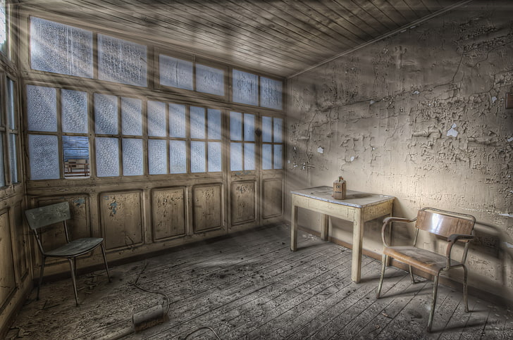 style, rendering, creative, background, widescreen, Wallpaper, furniture, art, devastation, abandoned house, rays of light, full screen, HD wallpapers, ruin, fullscreen, creativity, light rays, HD wallpaper