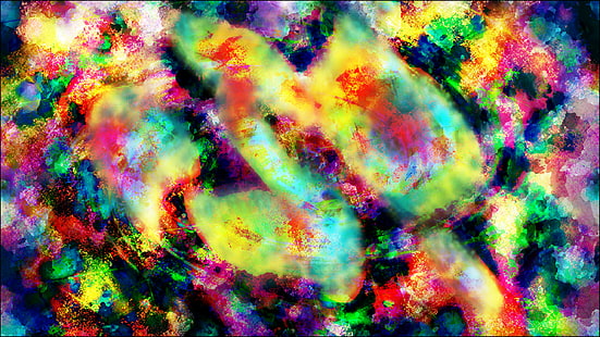 abstrakt, LSD, trippy, psykedelisk, utrymme, ljusstyrka, HD tapet HD wallpaper
