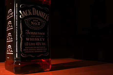 alcohol, bottle, dark, drink, liquor, whisky, HD wallpaper HD wallpaper