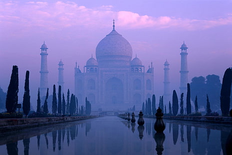 Monumentos, Taj Mahal, HD papel de parede HD wallpaper