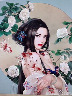 gadis anime, pakaian Cina, Zhang Xiao Bai, Wallpaper HD HD wallpaper