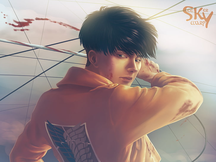 Levi ackerman, attack on titan, shingeki no kyojin, semi realistic, Anime,  HD wallpaper | Wallpaperbetter