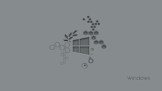 hexagon, Microsoft Windows, Windows 10 Anniversary, Wallpaper HD HD wallpaper