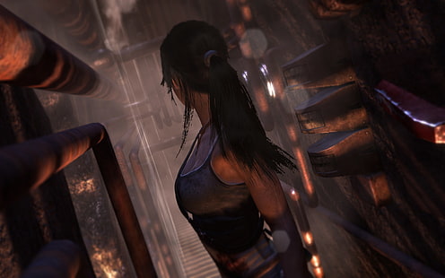 Lara Croft, Tomb Raider, tomb raider 2013, videojuegos, Fondo de pantalla HD HD wallpaper