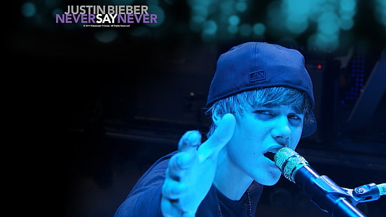 Justin Bieber Say Never Never, justin, bieber, never, HD tapet HD wallpaper