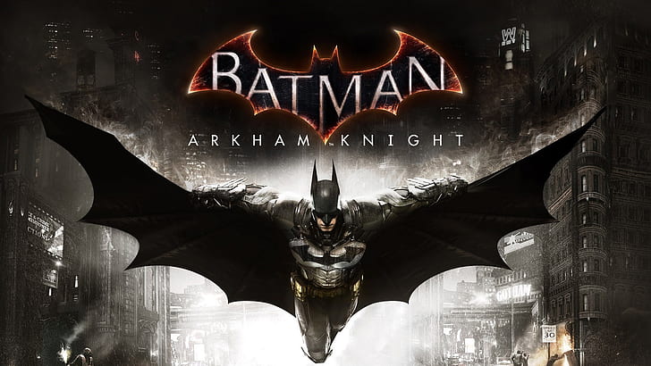 Ehrfürchtig, Batman Arkham Ritter, Spiel, Plakat, ehrfürchtig, Batman Arkham Ritter, Plakat, HD-Hintergrundbild