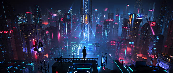 Sci Fi، City، خلفية HD