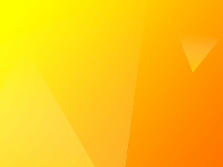 幾何学 グラデーション ミニマリズム オレンジ 形状 三角形 黄色 Hdデスクトップの壁紙 Wallpaperbetter
