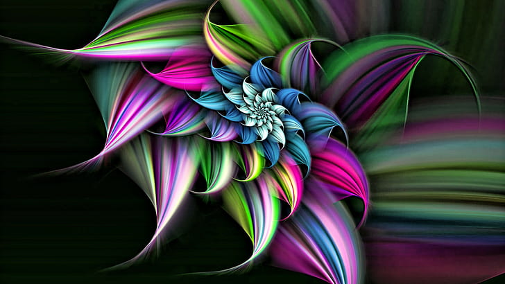 Swirl، Flower، abstract، 1920x1080، 4k pics، ultra hd wallapers، خلفية HD