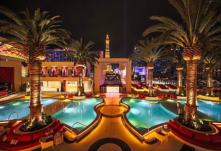 Las Vegas, AS, perjalanan, pemesanan, pariwisata, Nevada, The Cromwell, Hotel terbaik, Wallpaper HD HD wallpaper